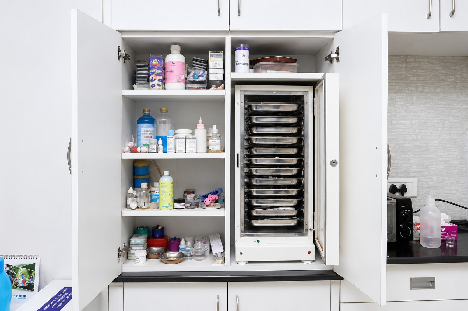 Sterile dental instrument processing area